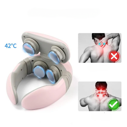 Masseur nuque électrique – Soulagement cervicales – Blanc