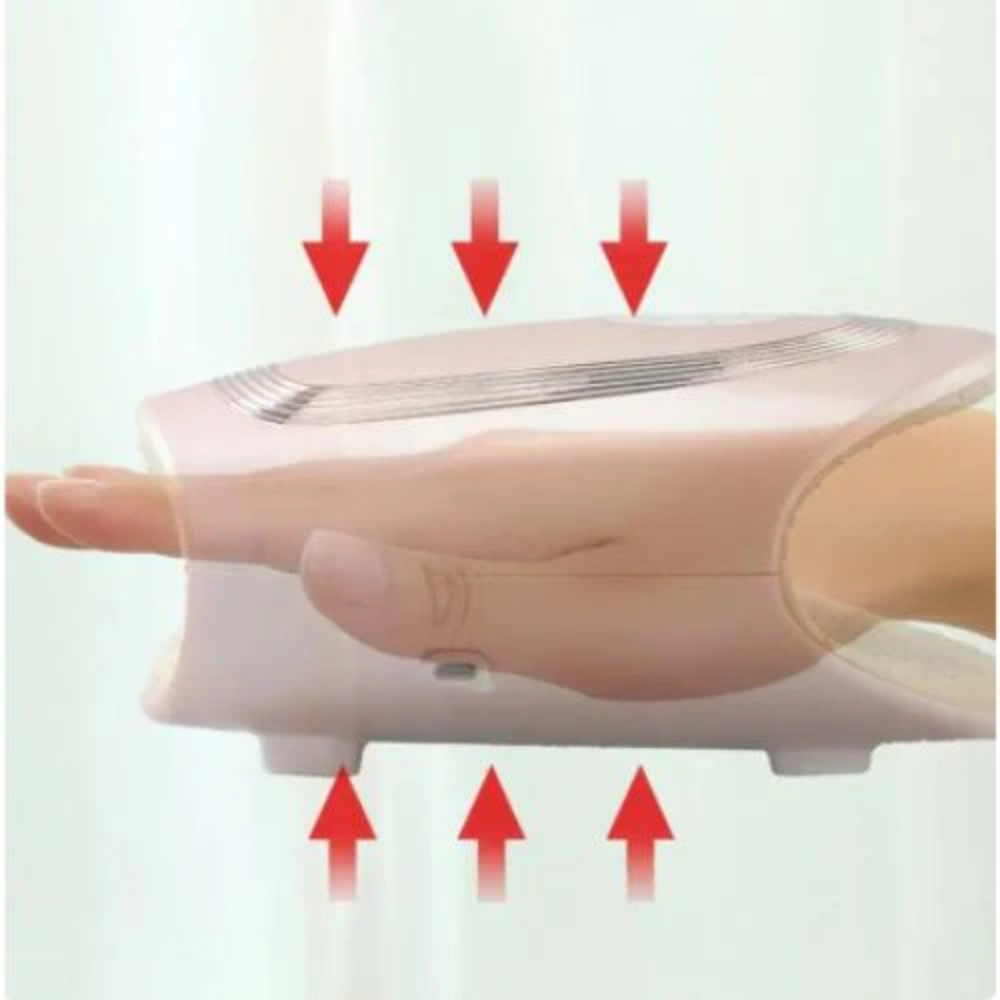 Masseur main électrique – Soin articulations – Rose/Noir USB