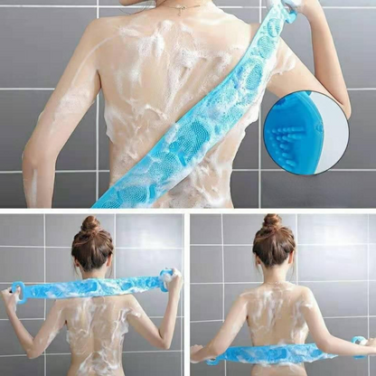 Gant massage silicone corps – Exfoliant – Bleu/Vert/Rose/Violet